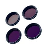 FIBONAX 1.25 "Teleskop Filtresi Ay Filtresi kiti ND4 ND8 ND16 ND32, Ayın Parlaklığını Azaltın, Görüntünün Aşırı Pozlanmasını Önleyin ve Resmi Net ve Şeffaf Hale Getirin