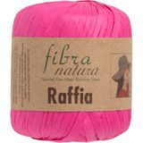 Fibra Natura Raffia %100 Viskon Kağıt Görünümlü Çanta ve Dekorasyon Ipi 40 gr 90 M-116-07 - Pembe