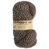 Fibra Natura Shepherd's Own El Örgü İpi 100 gr 40010 Kahverengi Krem