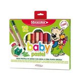 Fibracolor 12 Renk Baby Pastel Boya 10020 Çocuklar İçin Eğlenceli Boya Kalemleri