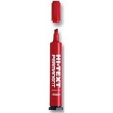 Fibracolor Hi-Text 830PC Kesik Uçlu Permanent Kalem 6 mm Kırm - Çok Renkli - Standart