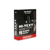 Fibracolor Hi-Text 830PC Siyah Keçeli Kalem Kesik Uç Marker 12’li Paket Yazı & Çizim Kalemi
