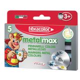 Fibracolor, Metal Max Metalik Keçeli Kalem Seti 5 Renk
