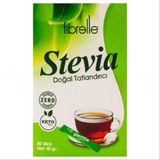 Fibrelle 80'li Kutu Ultra Stevialı Toz Stick Tatlandırıcı