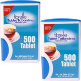 Fibrelle Sakarinli Tablet Tatlandırıcı 500'LÜ Kutu x 2 - 500 gr