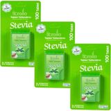 Fibrelle Stevia Tablet Tatlandırıcı 100 Tablet x 3 Adet - 100 gr