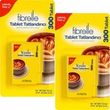 Fibrelle Sucralozlu Tablet Tatlandırıcı 300'LÜ Kutu x 2 - 300 gr