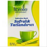 Fibrelle Ultra Plıus Stick Tatlandırıcı 80'Li