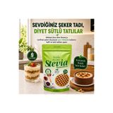 Fibrelle Zero Slim Stevia Toz Tatlandırıcı 400 g - Kalorisiz Şeker Alternatifi / Ketojenik Fit Tatlılık