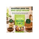 Fibrelle Zero Slim Stevialı Toz Tatlandırıcı 1 kg - Şeker Tadında Kalorisiz / Ketojenik & Diyabetik / Vegan