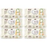 Fibril Islak Havlu Bebek Mendil 90 Yaprak Zeytinyağlı Plastik Kapaklı (6 Lı Set) 540 Yaprak