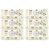 Fibril Islak Havlu Mendil 90 Yaprak Gizemli Yasemin Plastik Kapaklı (6 Lı Set) 540 Yaprak