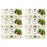 Fibril Islak Havlu Mendil 90 Yaprak Mistik Sedir Ağacı Plastik Kapaklı (6 Lı Set) 540 Yaprak