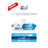 Fibril Premium Pratik Yüzey Temizleme Havlusu Beyaz Sirke Sabun Kokulu 2 X 100 (TOPLAM 200 YAPRAK)