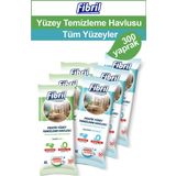 Fibril Yüzey Temizlik Havlusu Beyaz Sirkeli Sabun ve Temizlik Kokulu 6 X 50 (Toplam 300 Yaprak)