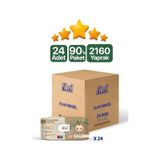 Fibril Zeytinyağlı Islak Bebek Mendili 24x90'lı Paket 2160 Yaprak