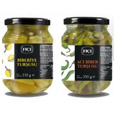 Fıçı 335 gr Biberiye + 350 gr Acı Biber Turşusu
