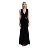 FICKLE HEARTS Bellatrix Maxi Elbise Siyah 34