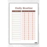 Ficksy A5 To Do List - 50 Yaprak - Kontrol Listesi - Rutin Görev Takip Listesi - Günlük Haftalık Planlayıcı -Planner