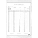 Ficksy Satranç Notasyon Kağıdı - A5 Ebat - 50 Yaprak - Chess Notation Sheet - Chess Score