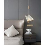 Fico Home Kelebek Tasarım Sarkıt LED Avize - Beyaz - 1