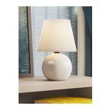 Fico Home Modern Tasarım Marwis Abajur Krem Abajur Masa Lambası Metal Krem Gövde