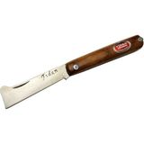 Fidan As 20 Kahverengi Bahçe Aşı Çakısı 18,5cm - Manuel, Ahşap Sap