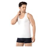 Fidan Beyaz Erkek Atlet, 2XL Beden, 6'lı Paket