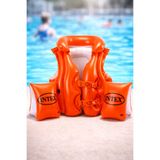 Fidan oyuncak Intex 6-9 Yaş İkili Yüzme Öğrenme Seti – Ayarlanabilir Can Yeleği (50x47 cm) ve Kolluklar (30x15 cm)