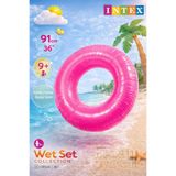 Fidan oyuncak INTEX Fosforlu Şişme Havuz ve Deniz Yüzme Simit'i 91 cm ( 9+ Yaş ) – Renk Seçenekli