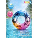 Fidan oyuncak Intex Tropikal Desenli Çift Kollu Şişme Havuz Deniz Simidi 97 cm (9+ Yaş)