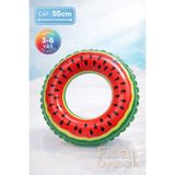 Fidan oyuncak Karpuz Desenli 55 cm Çocuk Havuz ve Deniz Simidi ( 3-6 Yaş )