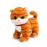 Fidan oyuncak Sesli Miyavlayan Yumuşak Peluş Yavru Kedi - 22 cm İnteraktif Sevimli Oyuncu Kedi