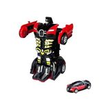 Fidan oyuncak Transformers Robot Çek Bırak Kendiliğinden Robota Dönüşen Bugatti Araba Kırmızı