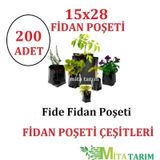 Fidan Poşeti, 15X28, 200 Adet, Fide Poşeti, Kargo Poşeti