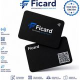 Fidata Ficard Nfc Dijital Kartvizit | Qr Kodlu Akıllı Kart | Isme Özel Tasarım | Android & iPhone Uyumlu