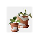 fidayy Terracotta Toprak Saksı Bohem 2li Set