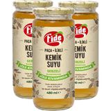 Fide Paça + İlikli Kemik Suyu Jöle Kıvamında Sebze 480 ml x 3 Adet