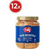 Fide Ton Bonfile Soğuk Sıkım Zeytinyağlı 12 x 185 gr - 12 Adet