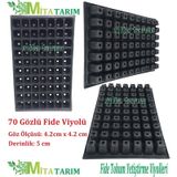 Fide Viyol 15 Adet, 70 Gözlü, Fide Viyolü, Fide Yetiştirme Kabı (307185517)