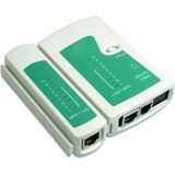 Fideco RJ45 RJ11 ADSL Ethernet İnternet Kablo Test Cihazı Cat5/6 Network Tester Yüksek Hız Destekli Dayanıklı Tasarım
