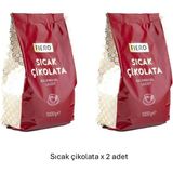 Fiero, Sıcak Çikolata - 1000 gr x 2 Adet - 1 kg