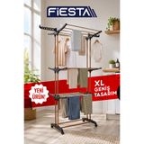 Fiesta FS-00411 High Tower 3 Katlı Tekerli XL EXTRA GENİŞ EXTRA BÜYÜK Çamaşır Kurutmalık