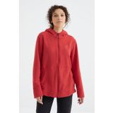 Fiesta Kapüşonlu Fermuarlı Rahat Form Kadın Polar Sweatshirt - 97233 | XL