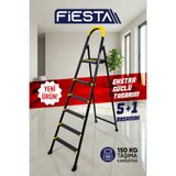Fiesta Nova 5+1 Metal Basamaklı EXTRA GÜÇLÜ Özel Tasarım Pratik Merdiven