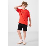Fiesta Pamuklu Yumuşak Dokulu Oversize Baskılı Erkek Çocuk T-Shirt - 11285