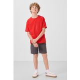 Fiesta Pamuklu Yumuşak Dokulu Oversize Baskılı Erkek Çocuk T-Shirt - 11301