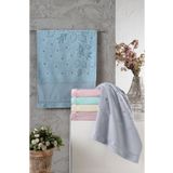 Fiesta Soft Etamın Bordurlu Jakarlı Asorti Havlu 12'lı 50x90 Cm