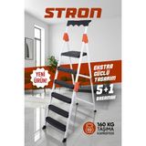 Fiesta Stron 5+1 EXTRA GÜÇLÜ ÖZEL TASARIM Geniş Basamaklı Merdiven - Beyaz