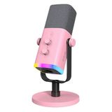 Fifine AM8 XLR USB RGB Dinamik Pembe Yayıncı Mikrofonu